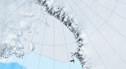 classroom map of Antarctica for teaching geography