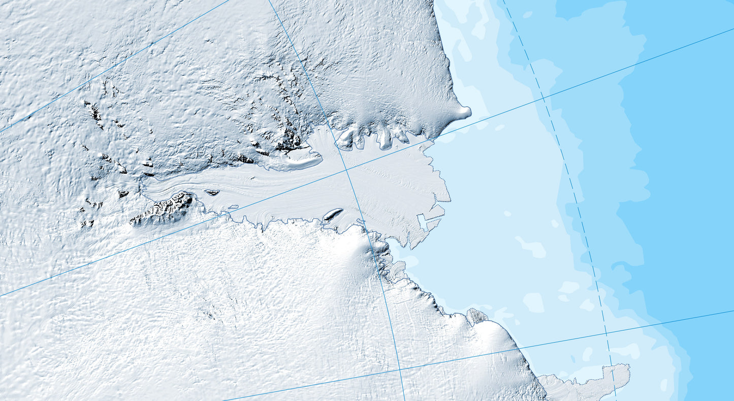 large Antarctica map used for group learning activities