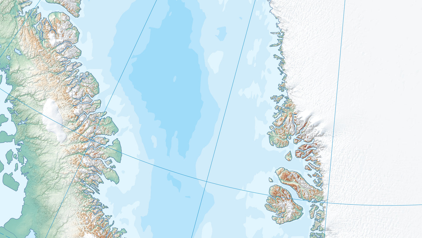 classroom map of the Arctic for teaching geography