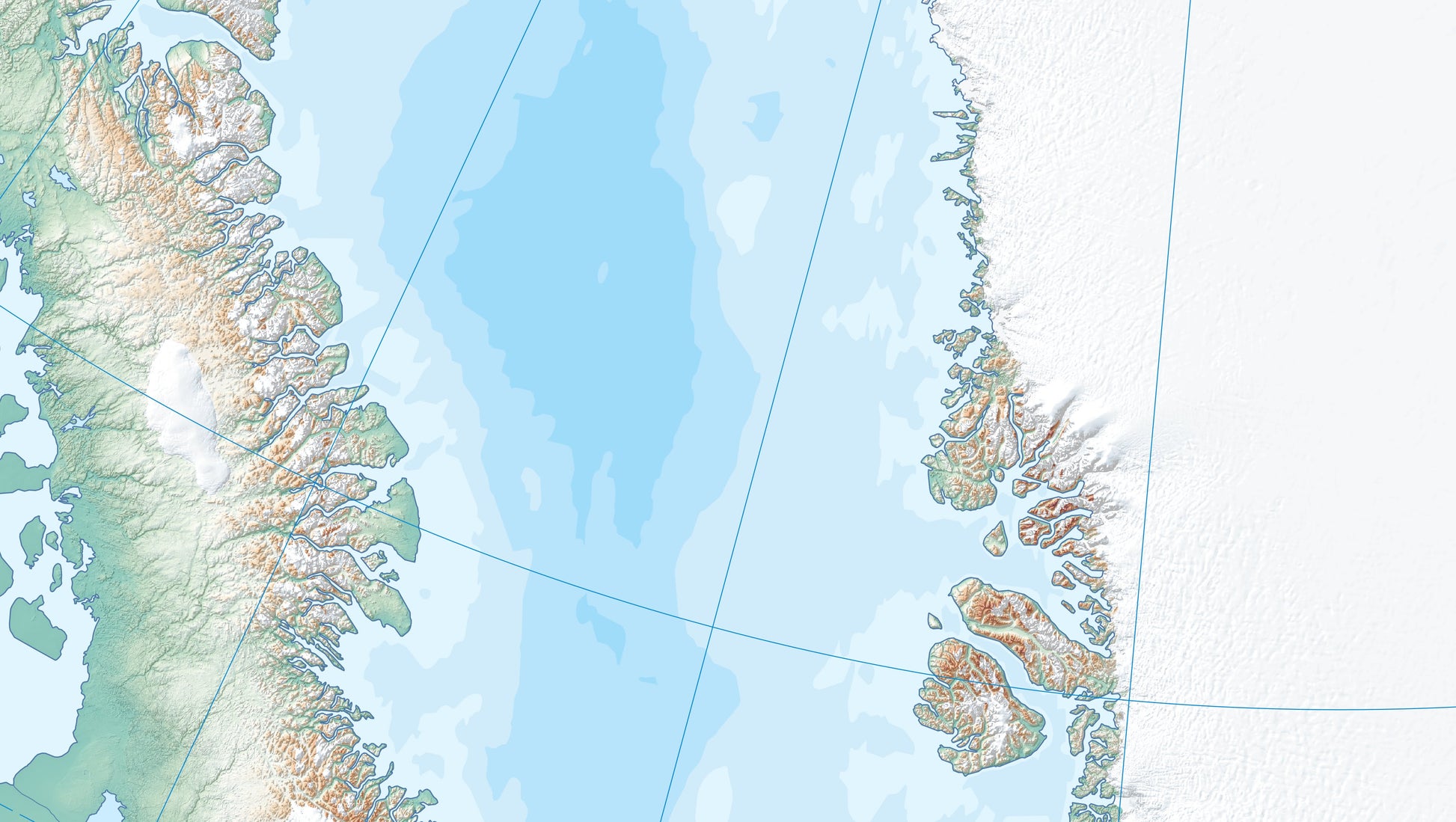 classroom map of the Arctic for teaching geography