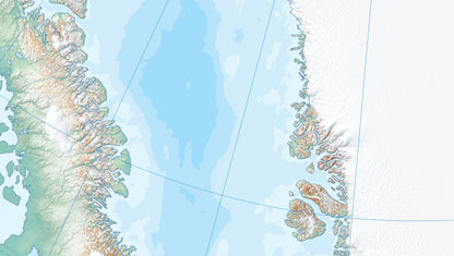 classroom map of the Arctic for teaching geography