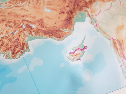 Europe wall map for students in classroom