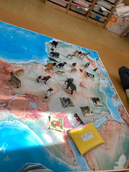 educational map of Africa for students