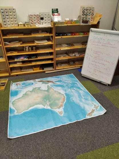 educational map of Australia for students