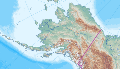 educational map of North America for students