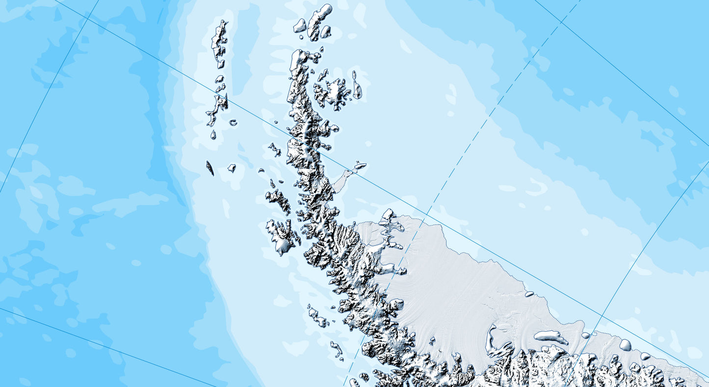 Mapuito Antarctica map for hands-on geography learning