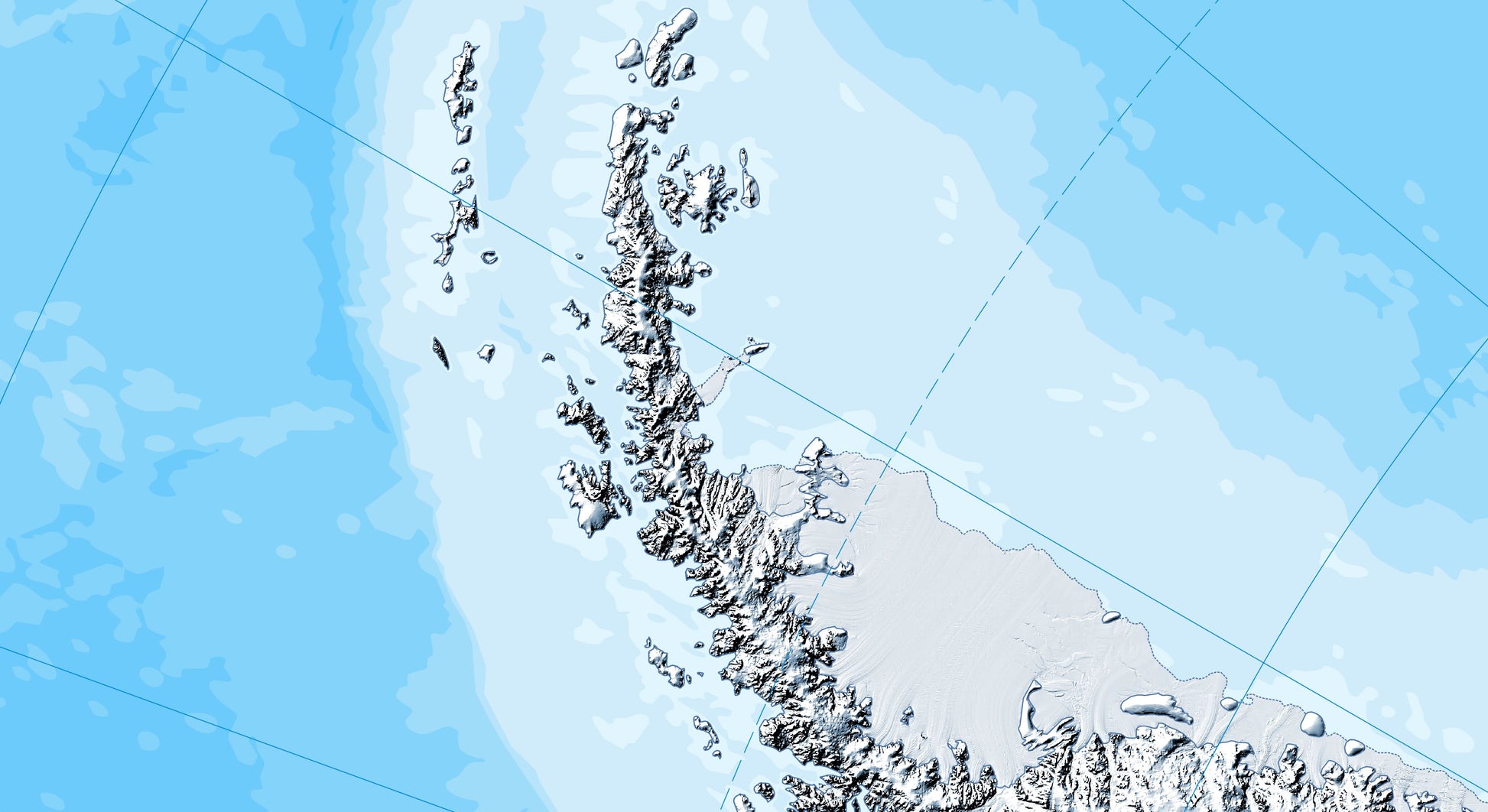 Mapuito Antarctica map for hands-on geography learning