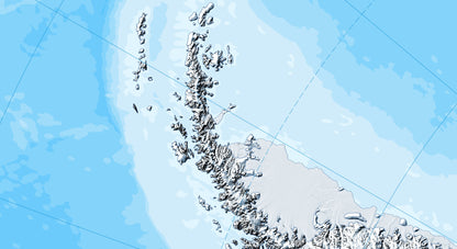 Mapuito Antarctica map for hands-on geography learning