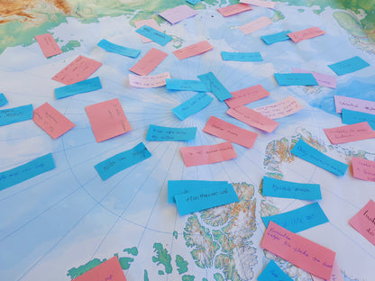 Mapuito Arctic map for hands-on geography learning