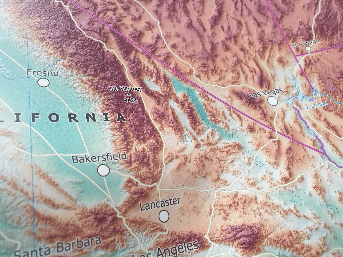 Mapuito USA map for hands-on geography learning
