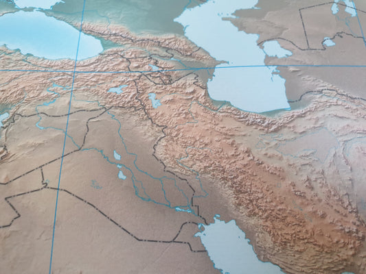 world map designed for geography learning in schools